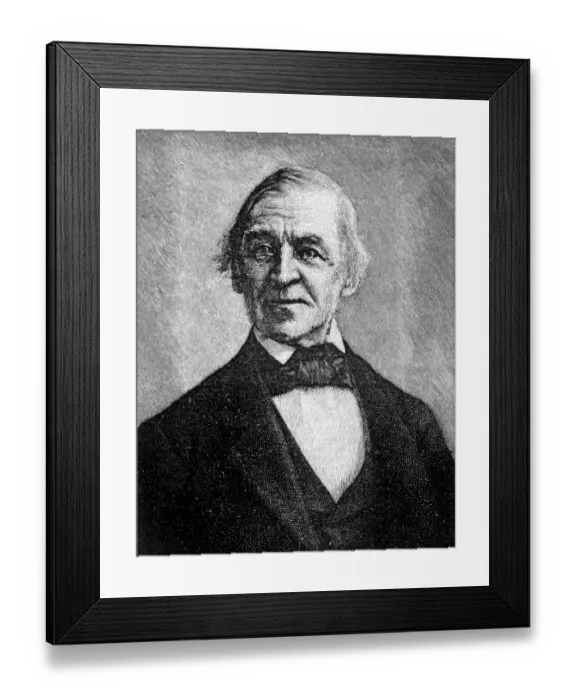 Framed Print : Ralph Waldo Emerson Framed Print : Ralph Waldo Emerson
