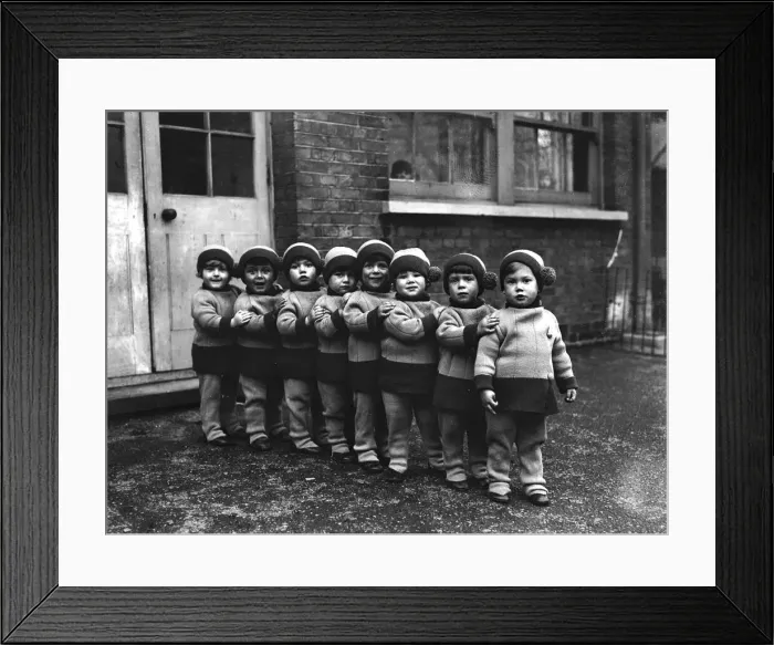 Framed Print : Orphans. October 1928: Children await adoption at the Homeless Childrens Aid Framed Print : Orphans. October 1928: Children await adoption at the Homeless Childrens Aid