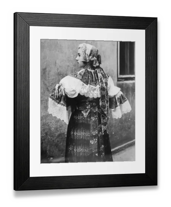 Framed Print : Slovak Fashion Framed Print : Slovak Fashion
