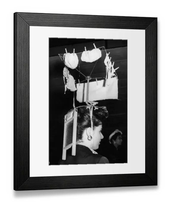 Framed Print : Washday Blues
