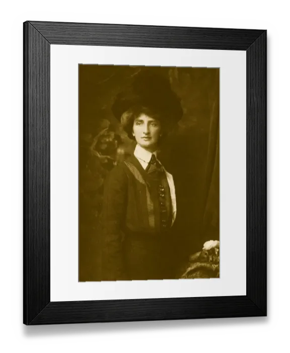 Framed Print : Edwardian Lady Framed Print : Edwardian Lady