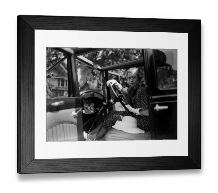 Framed Print : Behind The Wheel Framed Print : Behind The Wheel