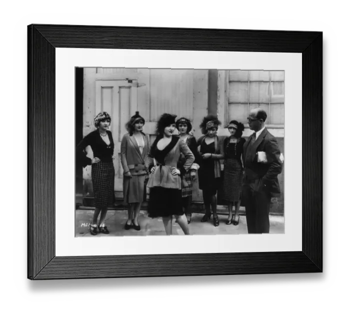 Framed Print : Extras On Parade