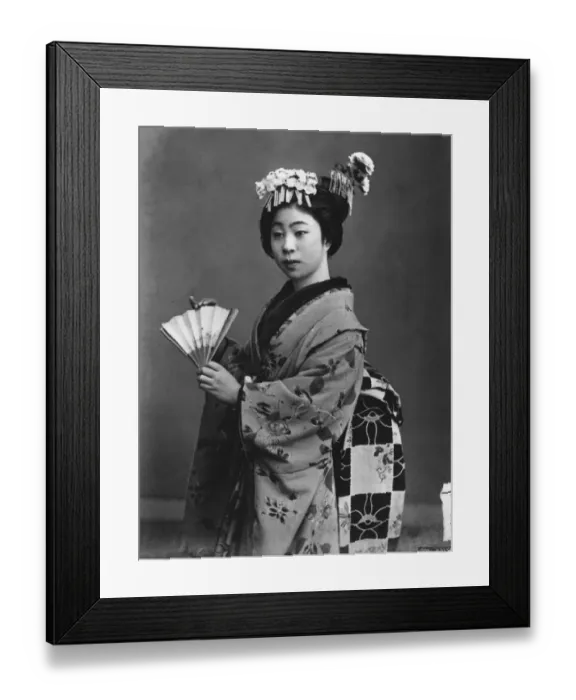 Framed Print : Japanese Lady Framed Print : Japanese Lady