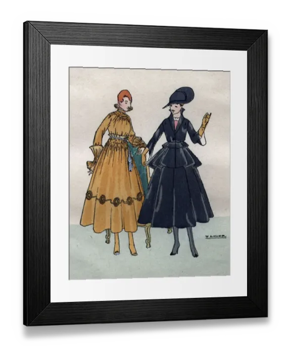 Framed Print : Wartime Fashions Framed Print : Wartime Fashions
