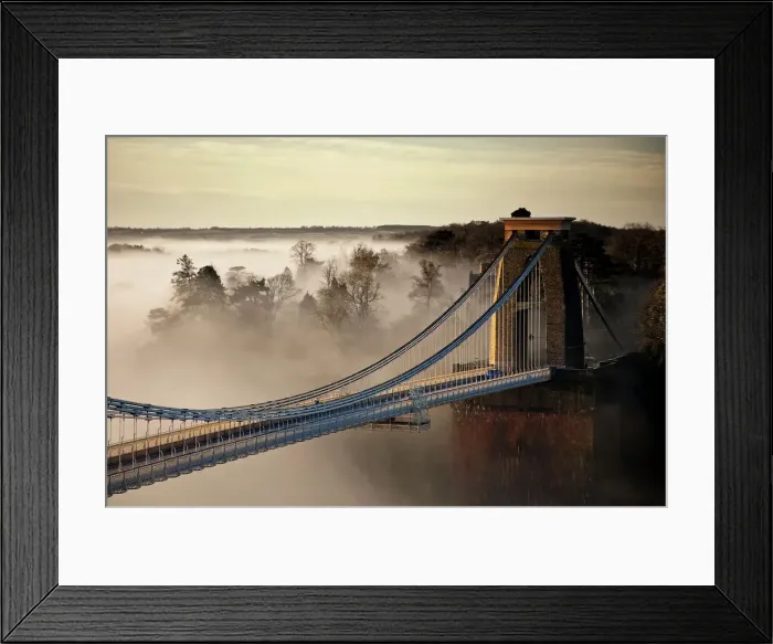 Framed Print : Clifton mist Framed Print : Clifton mist