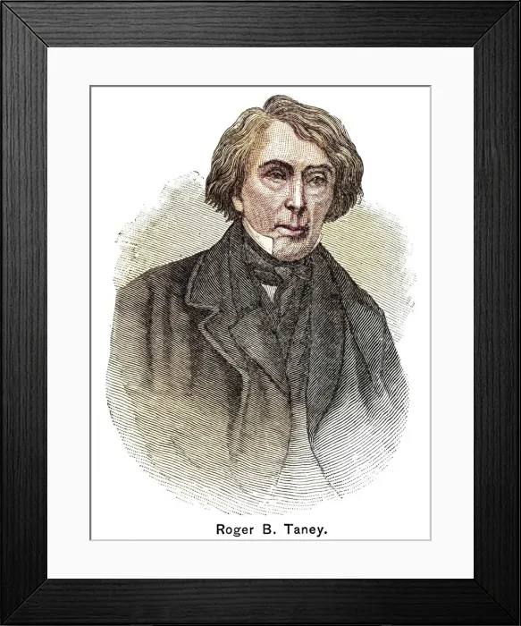 Framed Print : Portrait of Roger B. Taney, Former United States Attorney General Framed Print : Portrait of Roger B. Taney, Former United States Attorney General