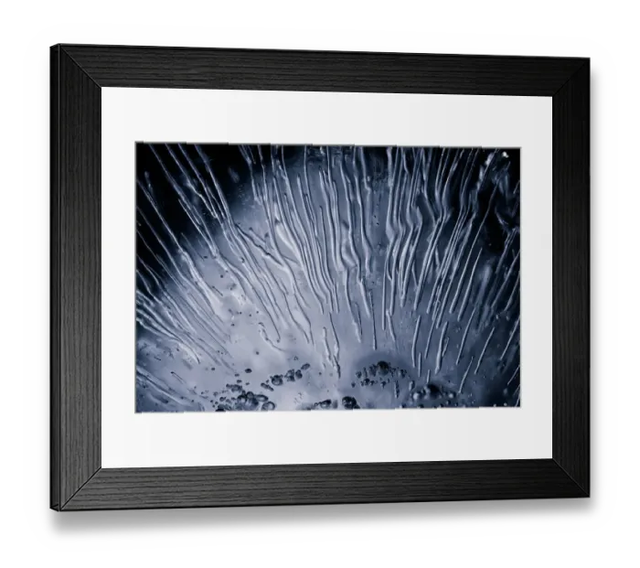 Framed Print : Extreme Close up of Ice Framed Print : Extreme Close up of Ice