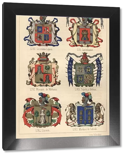 Heraldry, Coats of Arms of Spain, 19th Century