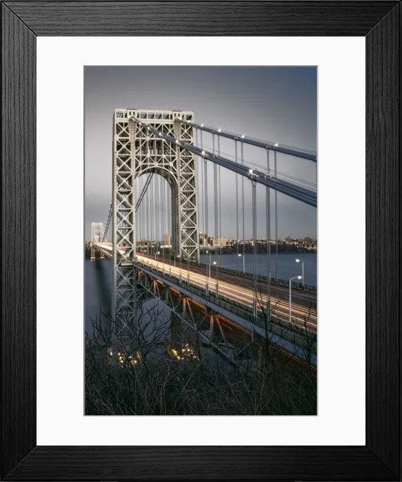 Framed Print : The George Washington Bridge Framed Print : The George Washington Bridge