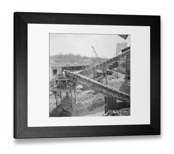 Framed Print : Bridge Construction Framed Print : Bridge Construction