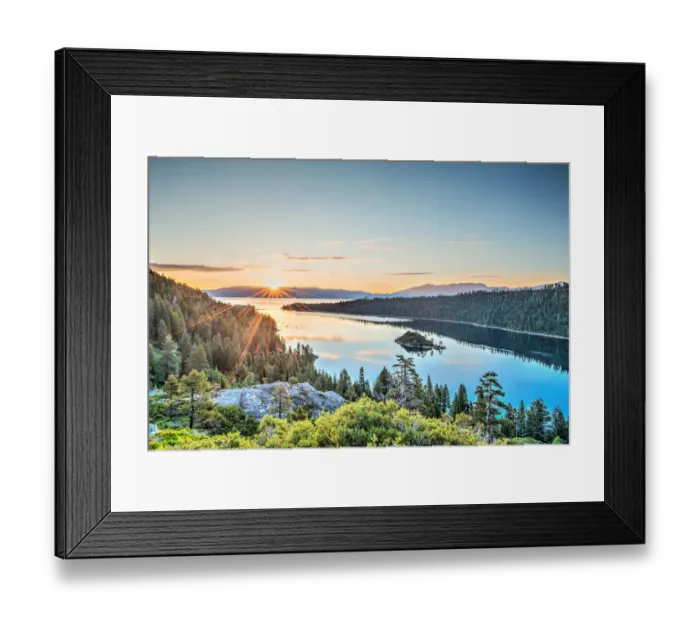 Framed Print : Lake Tahoe Emerald Bay Sunrise Framed Print : Lake Tahoe Emerald Bay Sunrise