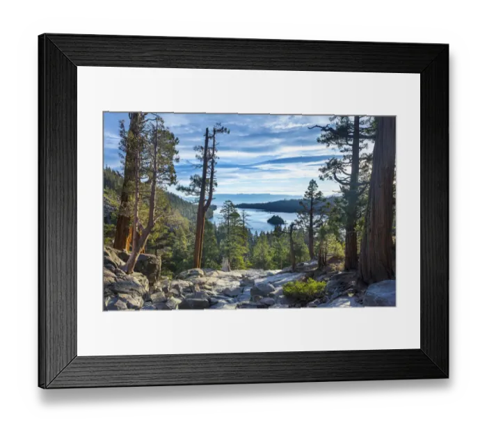 Framed Print : Emerald Bay Morning Framed Print : Emerald Bay Morning