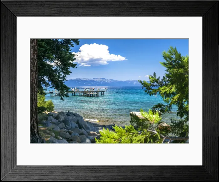 Framed Print : Sugar Pine Point Pier Framed Print : Sugar Pine Point Pier