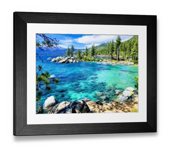 Framed Print : Sand Harbor Framed Print : Sand Harbor