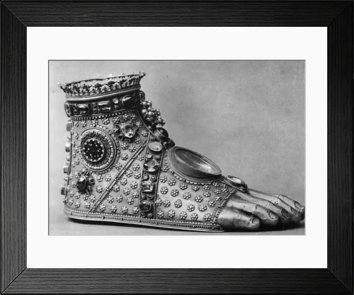 Framed Print : The Holy Foot Framed Print : The Holy Foot