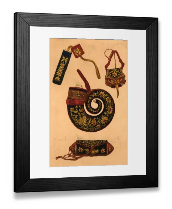 Framed Print : Powder Horn Framed Print : Powder Horn