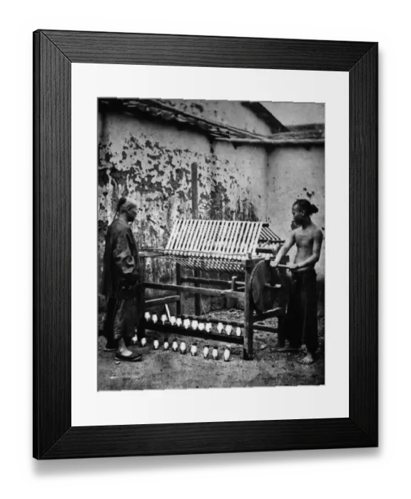 Framed Print : Reeling Silk Framed Print : Reeling Silk
