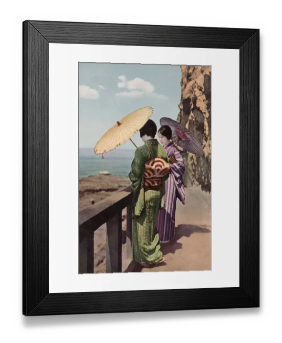 Framed Print : Summer Kimonos Framed Print : Summer Kimonos