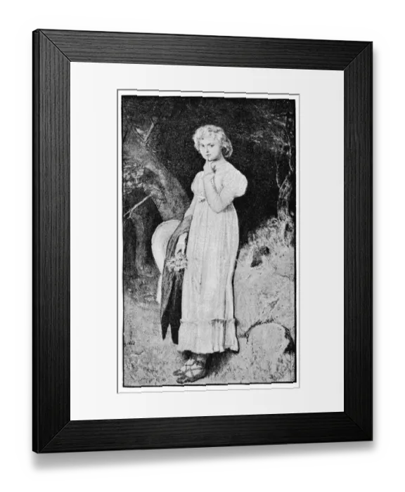 Framed Print : Fantine by Gustave Brion - 19th Century