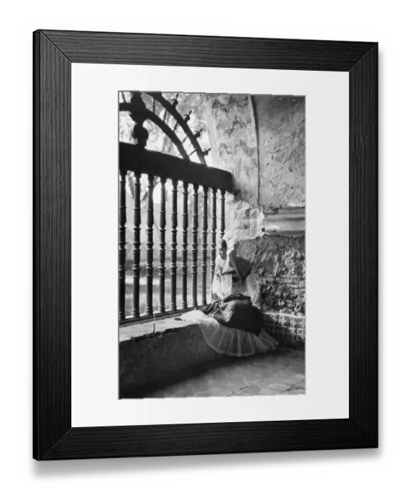 Framed Print : Spanish Costume