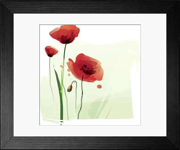 Framed Print : Red Poppies, 165903050 Framed Print : Red Poppies, 165903050