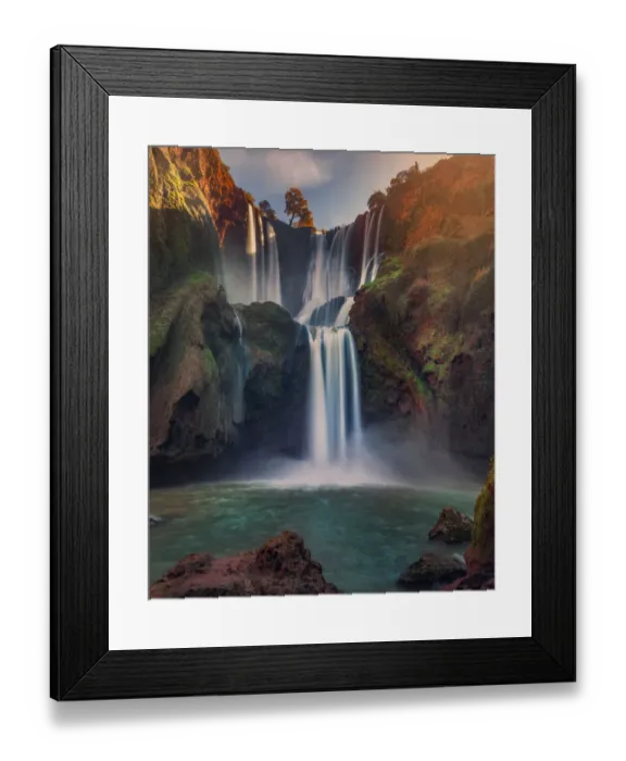 Framed Print : Ouzoud Falls in Morocco Framed Print : Ouzoud Falls in Morocco