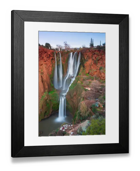 Framed Print : Ouzoud Waterfalls located in the Grand Atlas village of Tanaghmeilt