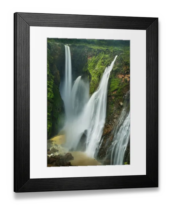 Framed Print : Jog Falls. Four falls alternative names of Gerusoppe falls, Gersoppa Falls Framed Print : Jog Falls. Four falls alternative names of Gerusoppe falls, Gersoppa Falls