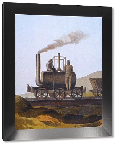 Early steam train invented by Mr Blenkinsop to transport coal, Leeds, Yorkshire