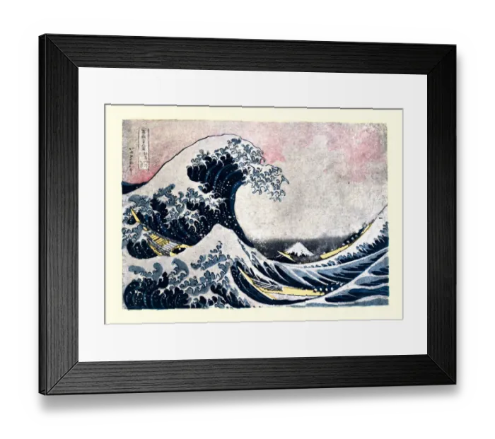 Framed Print : The Great Wave off Kanagawa, after Hokusai, Japanese ukiyo-e art Framed Print : The Great Wave off Kanagawa, after Hokusai, Japanese ukiyo-e art