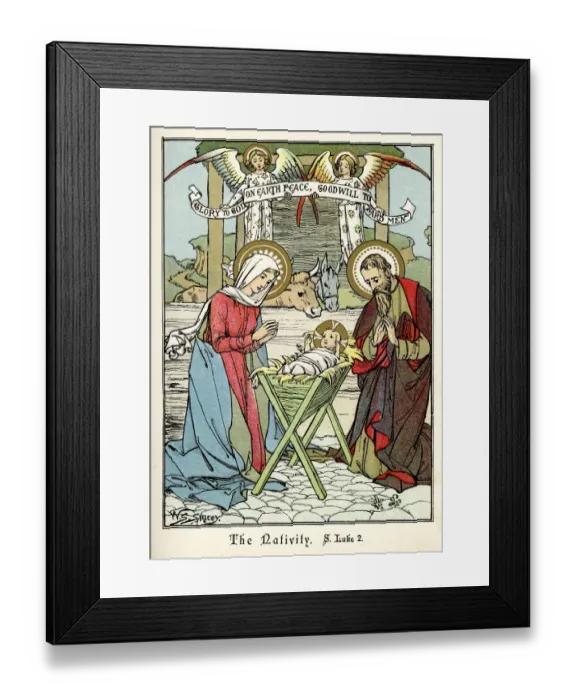 Framed Print : The Nativity Framed Print : The Nativity