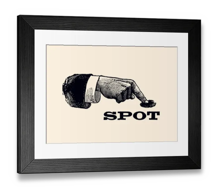 Framed Print : SPOT (XXXL) Framed Print : SPOT (XXXL)