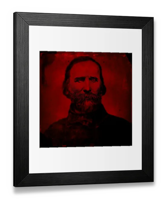 Framed Print : Giuseppe Garibaldi 1807-1882 Framed Print : Giuseppe Garibaldi 1807-1882