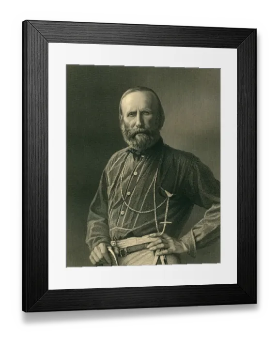 Framed Print : Giuseppe Garibaldi, Italian General