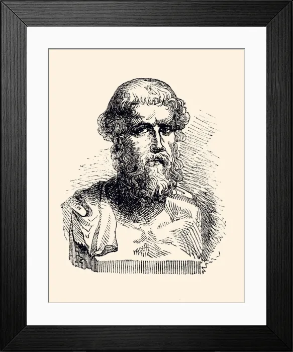 Framed Print : DEMOSTHENES : Born 384 BC Athens Died 12 October 322 BC (XXXL) Framed Print : DEMOSTHENES : Born 384 BC Athens Died 12 October 322 BC (XXXL)