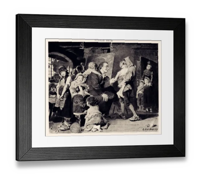 Framed Print : JOHAN HEINRICH PESTALOZZI (XXXL) Framed Print : JOHAN HEINRICH PESTALOZZI (XXXL)