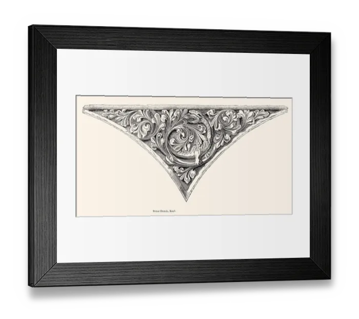 Framed Print : MEDIEVAL ORNAMENT : DESIGN ELEMENT (XXXL)