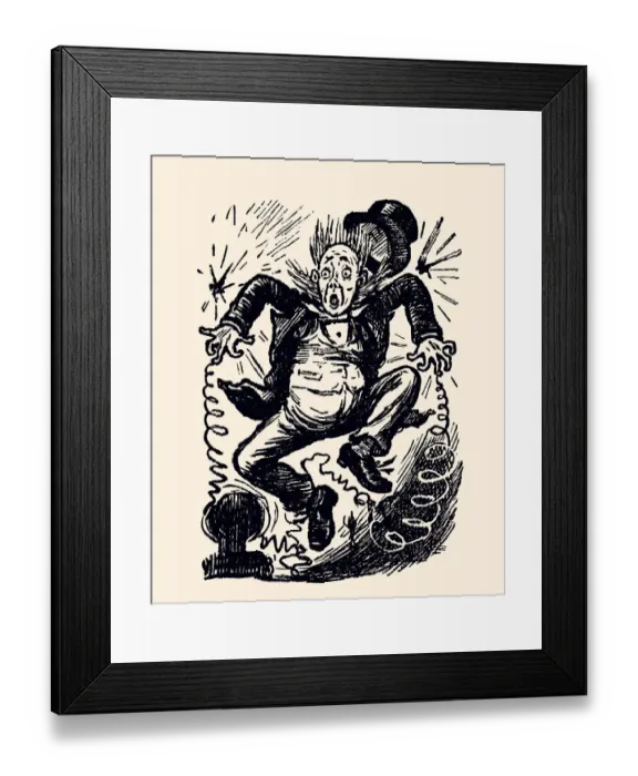 Framed Print : ELECTRIC SHOCK (XXXl)