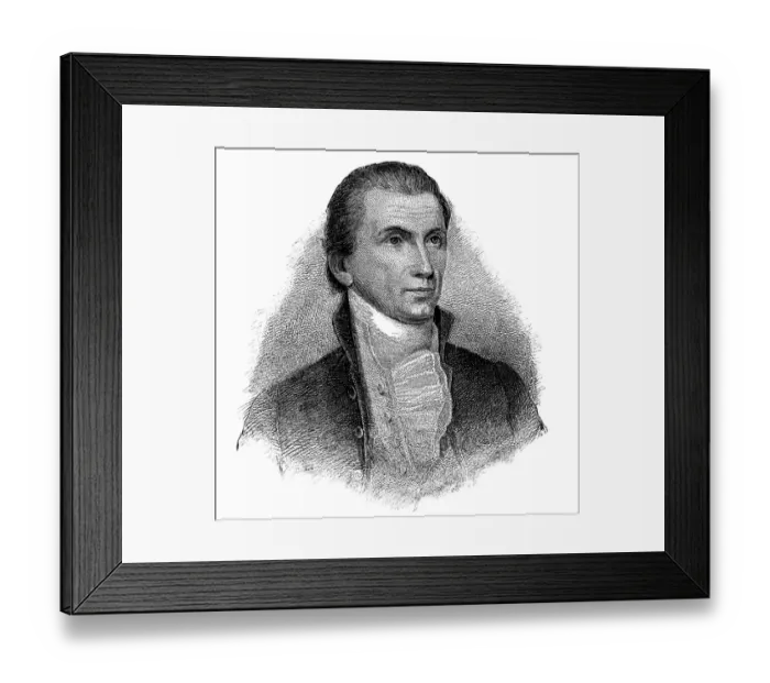 Framed Print : James Monroe, 5th President of USA Framed Print : James Monroe, 5th President of USA