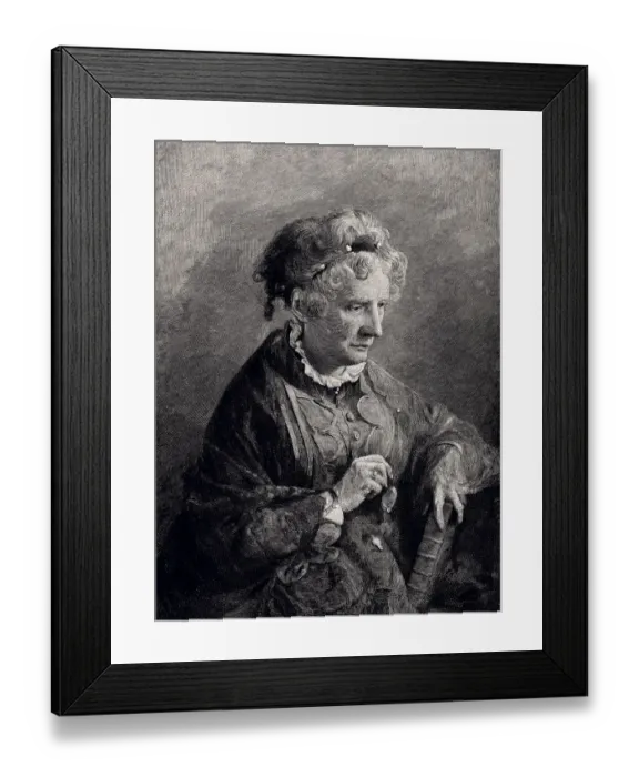 Framed Print : HARRIET BEECHER STOWE : AUTHOR AND ABOLITIONIST -XXXL with lots of details Framed Print : HARRIET BEECHER STOWE : AUTHOR AND ABOLITIONIST -XXXL with lots of details