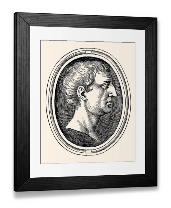 Framed Print : MARCUS ANTONIUS (14 January 83 BC - 1 August 30 BC) XXXL