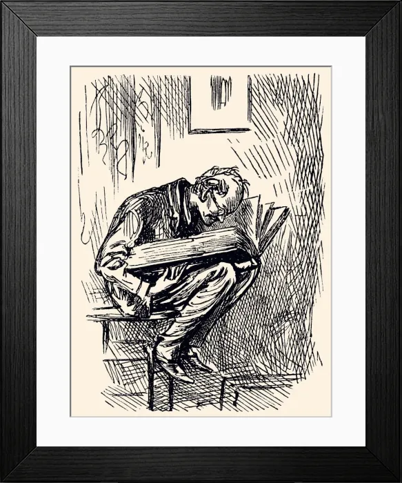 Framed Print : READING (XXXL) Framed Print : READING (XXXL)