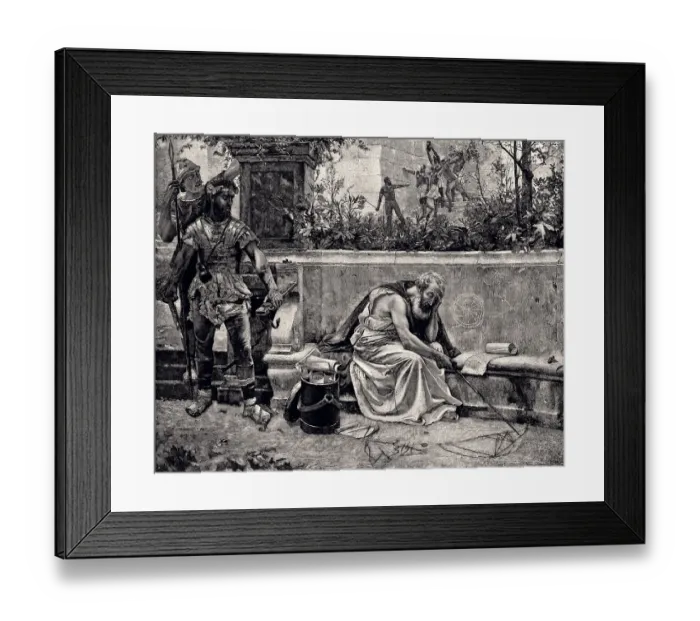Framed Print : DEATH OF ARCHIMEDES (XXXL) Framed Print : DEATH OF ARCHIMEDES (XXXL)