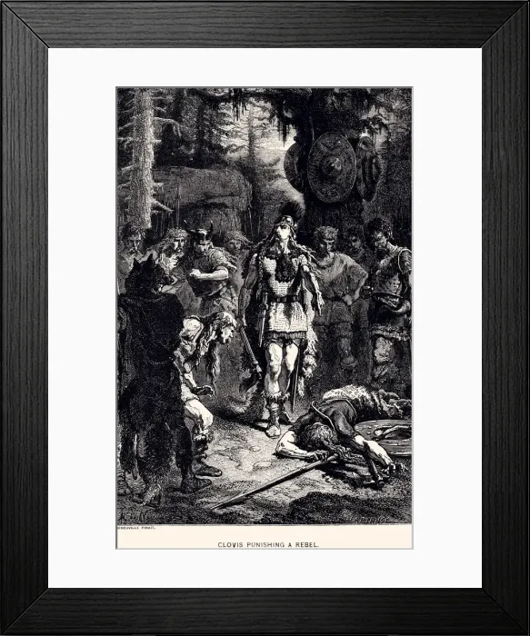 Framed Print : CLOVIS THE FIRST (XXXL) Framed Print : CLOVIS THE FIRST (XXXL)