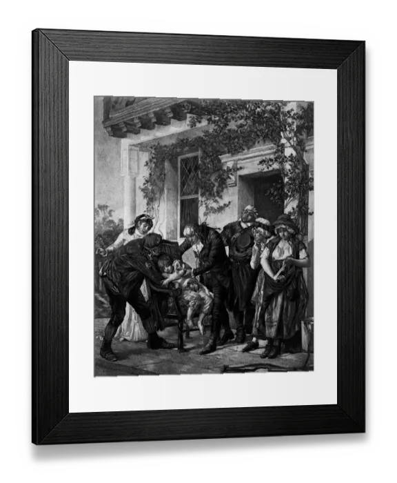 Framed Print : VACCINATION Framed Print : VACCINATION