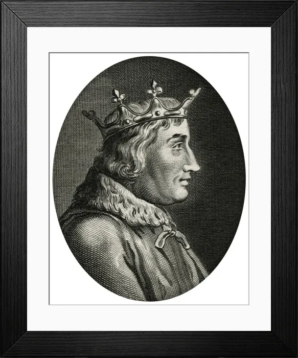 Framed Print : Charles V The Wise, King Of France Framed Print : Charles V The Wise, King Of France