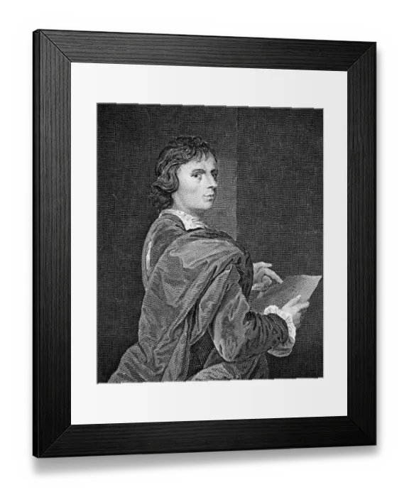 Framed Print : John Greenhill, English portrait painter Framed Print : John Greenhill, English portrait painter