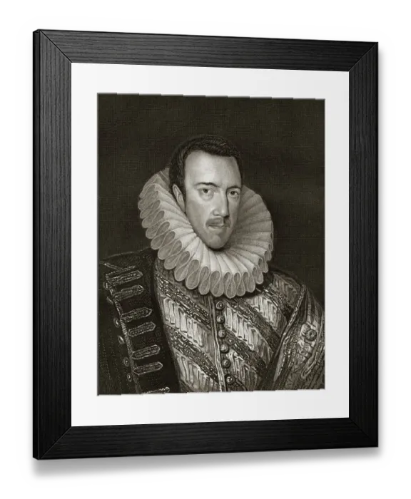 Framed Print : Philip Howard, sepia toned Framed Print : Philip Howard, sepia toned