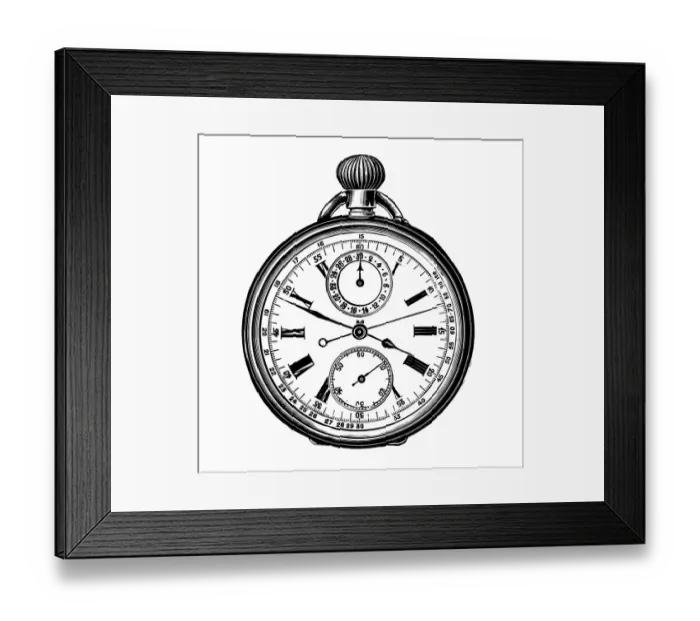 Framed Print : Pocket watch Framed Print : Pocket watch